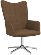 Relaxační židle hnědá textil, 327988 - Křeslo