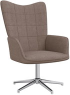 SHUMEE konzolová židle, samet, hnědá, 325732 - Křeslo