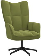 SHUMEE konzolová židle, samet, krémově bílá, 325733 - Křeslo