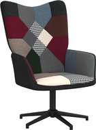 Relaxační křeslo patchwork textil, 328199 - Křeslo