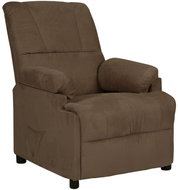 SHUMEE křeslo Butterfly, pravá kůže, hnědé - Křeslo