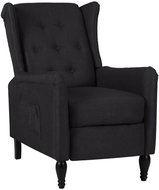 SHUMEE křeslo s chromovanými nohami, umělá kůže, bílé - Křeslo