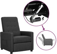 SHUMEE křeslo s podnožkou, textil, patchwork - Křeslo