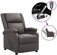 SHUMEE křeslo, pravá kůže, černé, 321861 - Křeslo