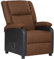 SHUMEE křeslo, samet, hnědé - Křeslo