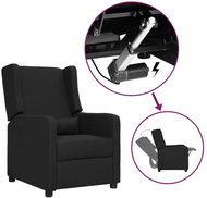 SHUMEE křeslo, textil, tmavě šedé - Křeslo