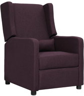 SHUMEE křeslo, umělá kůže, černé - Křeslo