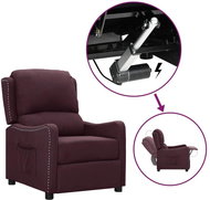 SHUMEE křeslo, umělá kůže, světle šedé, 325755 - Křeslo