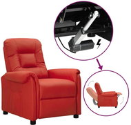 SHUMEE polohovací křeslo, samet, světle zelené, 329344 - Křeslo