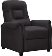 SHUMEE polohovací křeslo, samet, světle zelené, 342380 - Křeslo