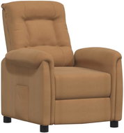 SHUMEE polohovací křeslo, samet, tmavě zelené, 342379 - Křeslo