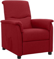 SHUMEE polohovací křeslo, textil, černé, 329260 - Křeslo