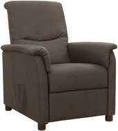 SHUMEE polohovací křeslo, textil, černé, 329322 - Křeslo