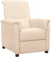 SHUMEE polohovací křeslo, textil, černé, 338982 - Křeslo