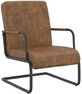 Konzolová stolička hnedá textil, 325798 - Kreslo