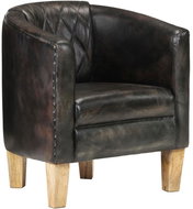 SHUMEE polohovací křeslo, textil, krémové, 342286 - Křeslo