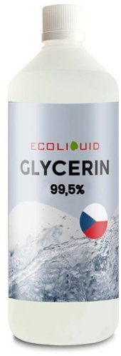Ecoliquid Glycerin 99.5%, 1 l - Preservatives and Active Ingredients - Main image