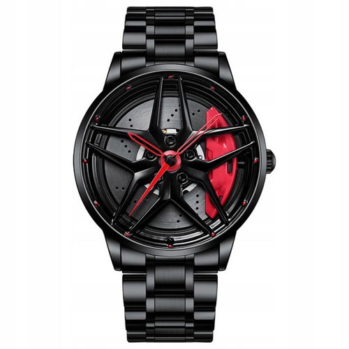 Hurtdex Design sports watch, cast wheel with brake disc - Watch - Main image
