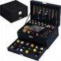 HurtDex Elegantní šperkovnice v podobě kufříku - černá - Jewellery Box