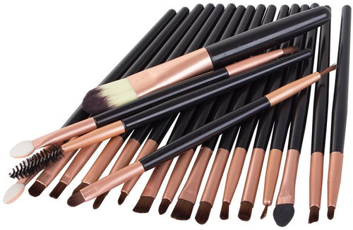 Verk Set of synthetic fibre cosmetic brushes 20 pcs - Make-up Brush Set - Main image
