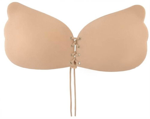 Tělová samodržící push-up podprsenka se šněrováním velikost B - Breast Pads - Main image