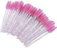 AFF 3917 Jednorázové kartáčky na řasy růžové 50 ks - Makeup Brush