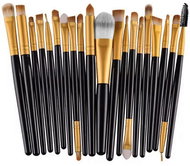 APT Set of cosmetic brushes 20 pcs black-gold - Make-up Brush Set