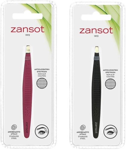 Zansot Rovná pinzeta s protiskluzovým povrchem červená/černá - Tweezer - Main image