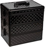 Smart Lashes Rozkládací kosmetický kufřík Flora – černý - Makeup Case