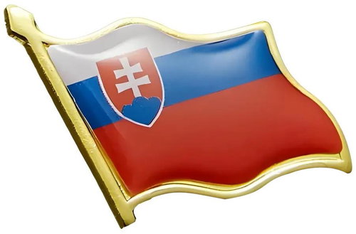 Gaira Brož Slovak flag 32120 - Brooch - Main image