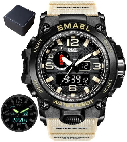 Camerazar Digital Waterproof Men's LED Smael Watch - Watch - Main image