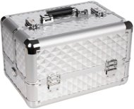 Smart Lashes Rozkladací kozmetický kufrík, strieborný - Kozmetický kufrík