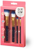 Legami Oh My Glow! - Set Of 4 Makeup Brushes - Stars - Make-up Brush Set