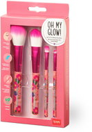 Legami Oh My Glow! - Set Of 4 Makeup Brushes - Flowers - Make-up Brush Set