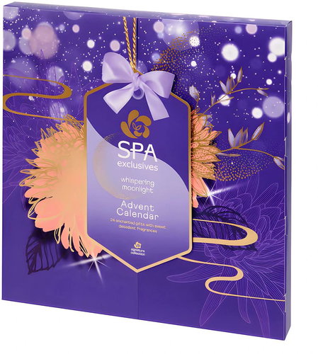 Excellent Luxusný Beauty adventný kalendár SPA Exclusives – fialový - Adventný kalendár - Hlavný obrázok