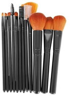 MDS Make-up Brush Set 12 pcs, black - Make-up Brush Set