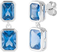 Preciosa Silver earrings Blueberry with cubic zirconia Preciosa (Ag925/1000, 3,15 g) - Earrings