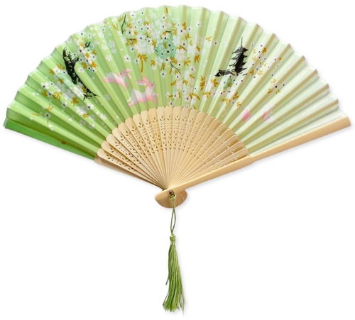 GAIRA Vějíř V8005 zelený - Hand Fan - Main image