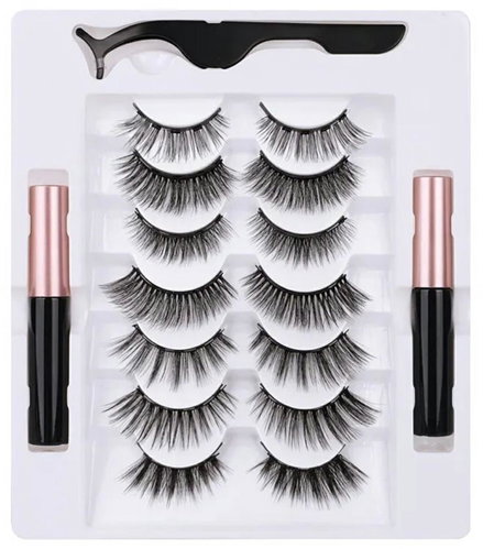 APT AG851B Magnetic lashes 7 pcs - Adhesive Eyelashes - Main image