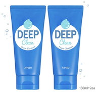 A'PIEU Deep Clean Foam Cleanser SET, 2 × 130 ml - Čisticí pěna na obličej