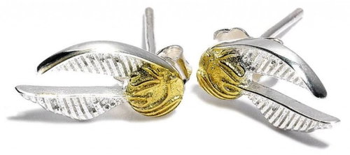 Harry Potter: Golden Snitch - náušnice - Náušnice - Hlavní obrázek
