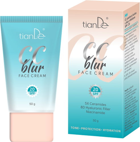 TIANDE CC skin cream with blur effect SPF 20, 50 g - CC cream - Main image
