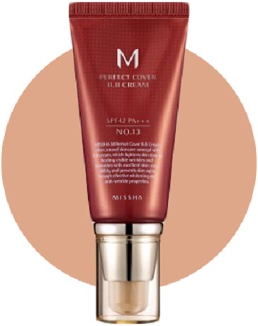 MISSHA M Perfect Cover BB Cream EX SPF42/PA+++ (No.27/Honey Beige), 50 ml - BB Cream - Main image