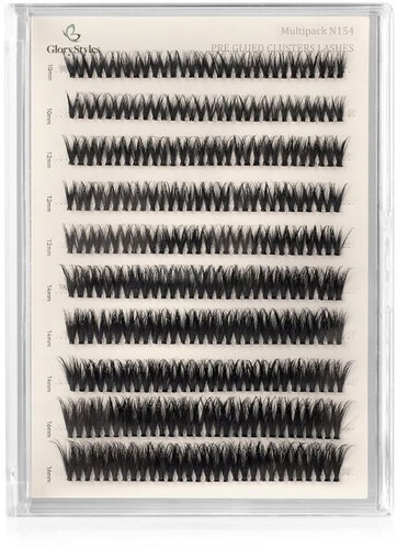 GloryStyles Self-adhesive lashes N154 multipack - Adhesive Eyelashes - Main image
