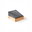 Jewelry stand square dark gray