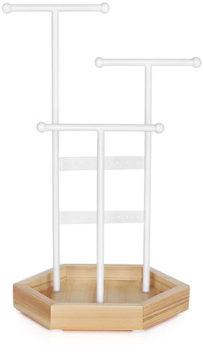 SONGMICS Jewellery stand, white 36 × 20,5 cm - Jewellery Stand - Main image