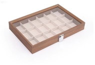 Colektio Jewellery case with glass lid - 18 compartments - Jewellery Box