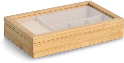 ZELLER Bamboo jewellery box 29 × 18 × 5,9 cm - Jewellery Box - Main image