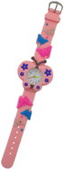 QKIDS Dětské hodinky růžové - Motýl - Children's Watch