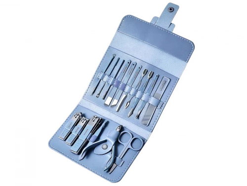 Verk 27609 Sada na manikúru 16-dílná v pouzdře, modrá - Manicure Set - Main image
